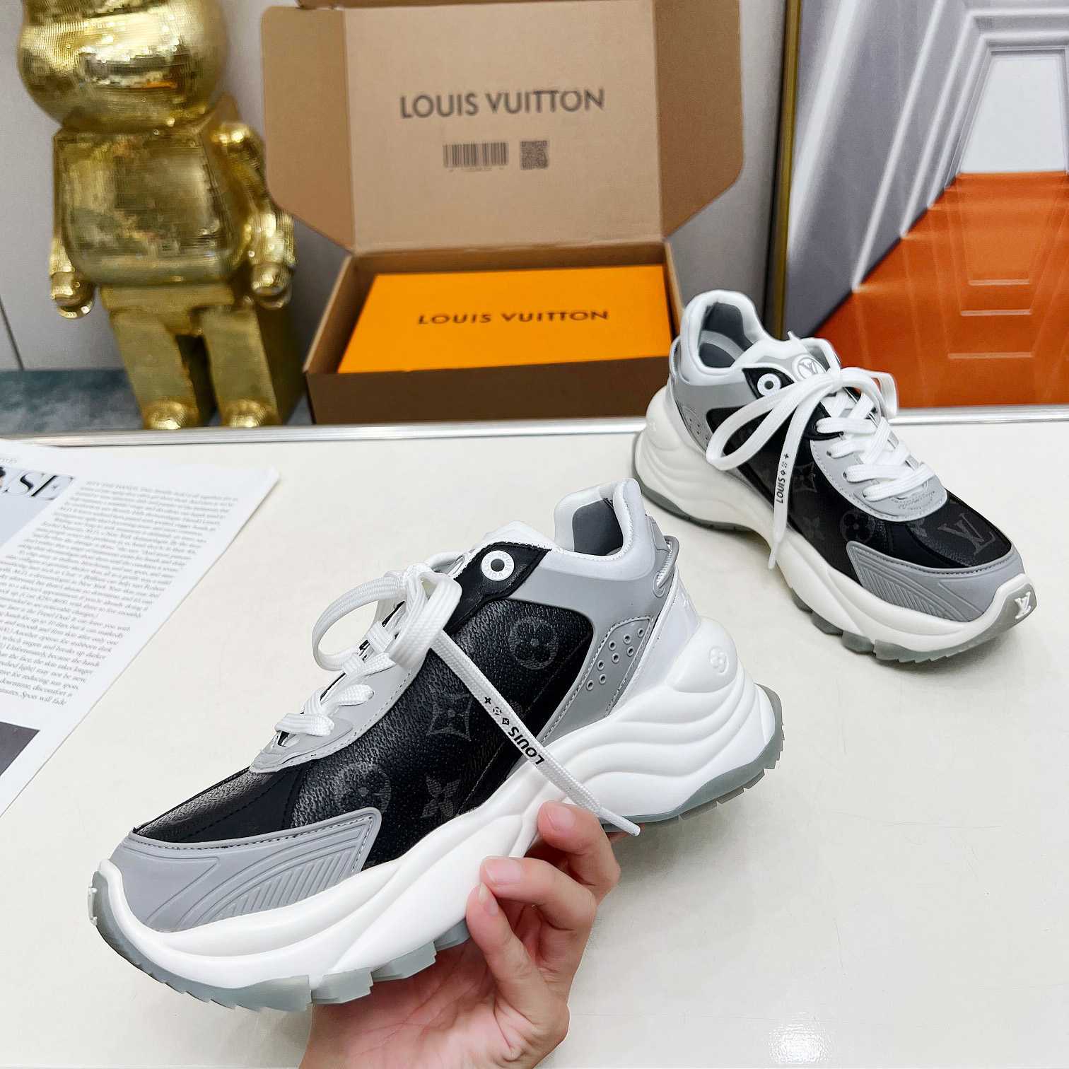 Louis Vuitton Run 55 Sneaker        1AD2MR - DopestKickz