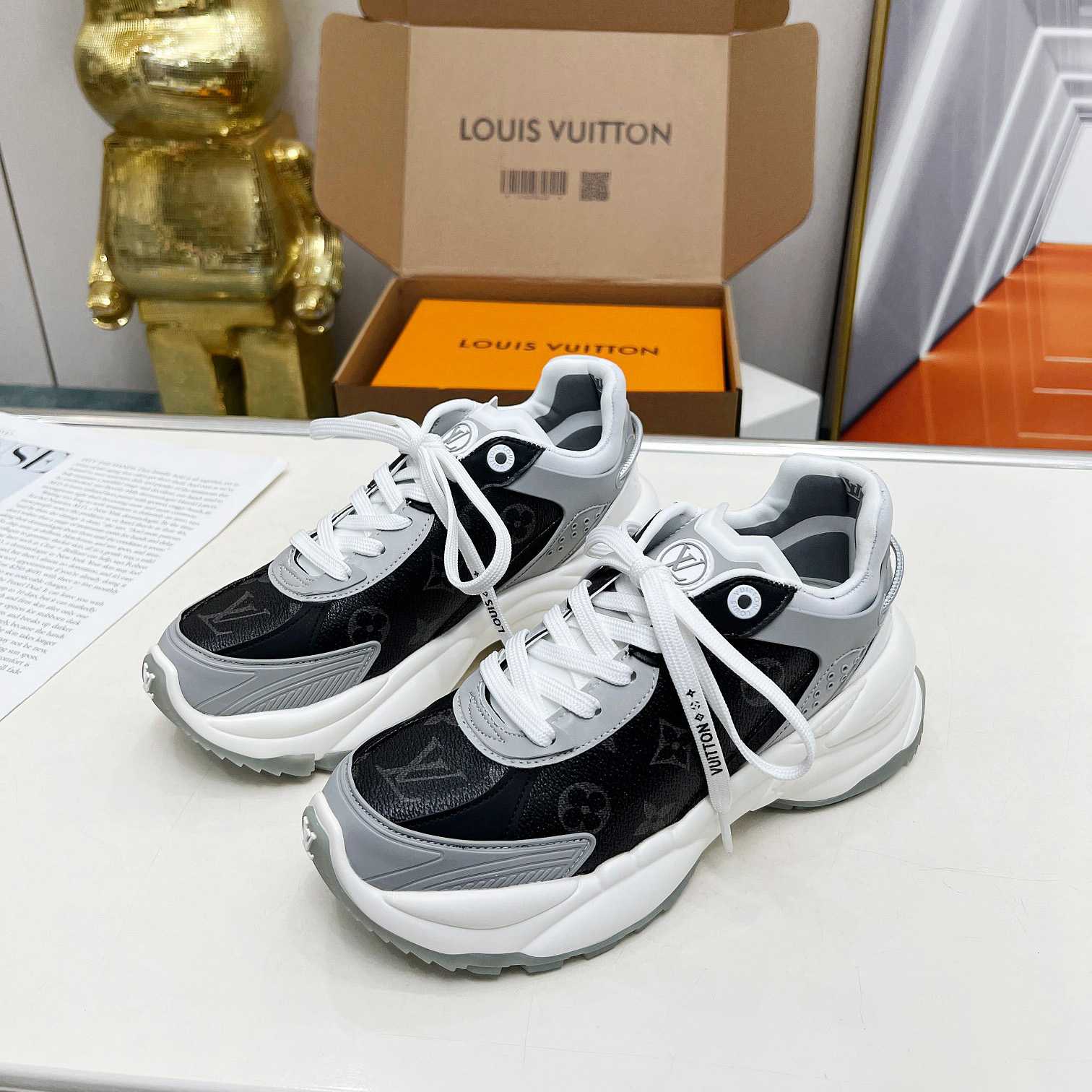 Louis Vuitton Run 55 Sneaker        1AD2MR - DopestKickz