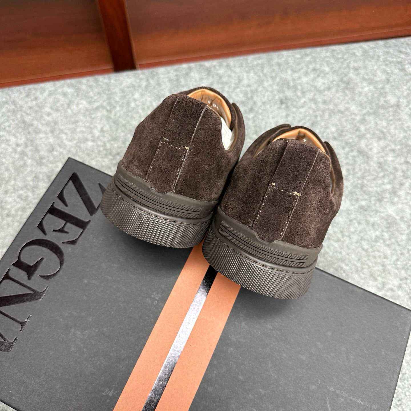 Zegna Suede Triple Stitch™ Sneakers - DopestKickz