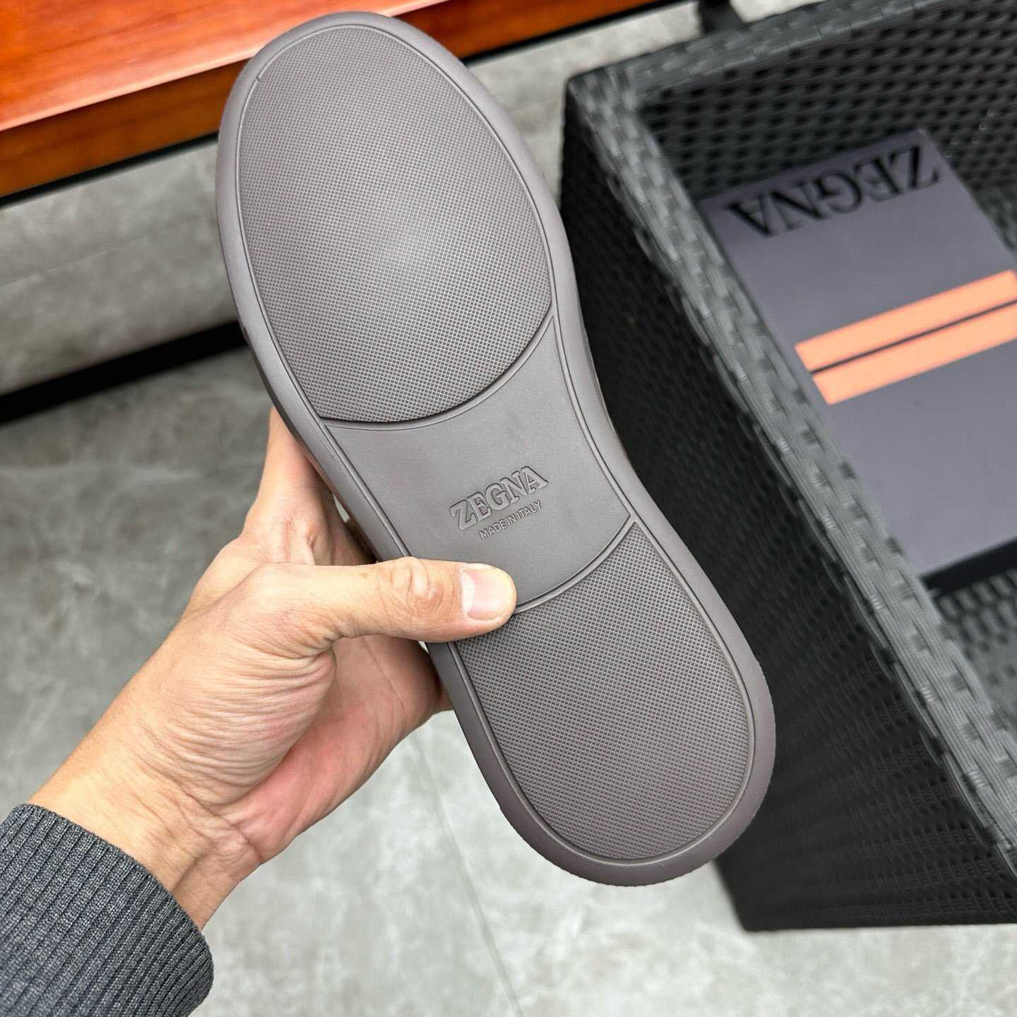 Zegna Suede Triple Stitch™ Sneakers - DopestKickz