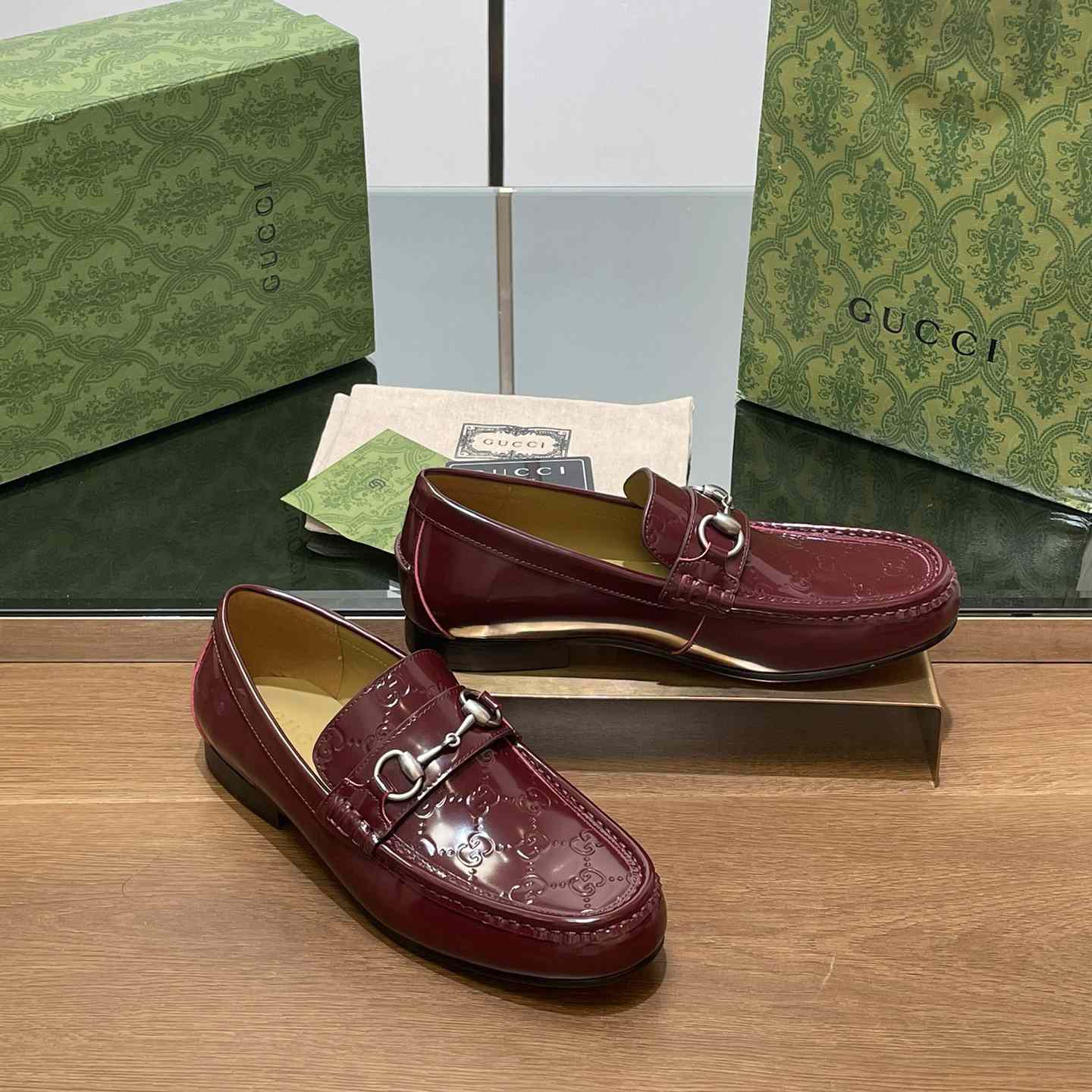 Gucci Men's Loafer With Horsebit - DopestKickz
