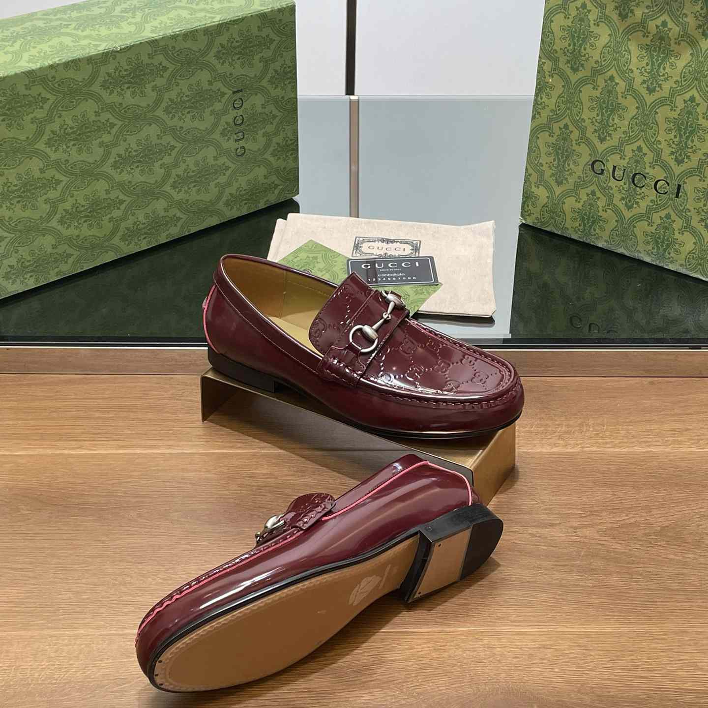 Gucci Men's Loafer With Horsebit - DopestKickz