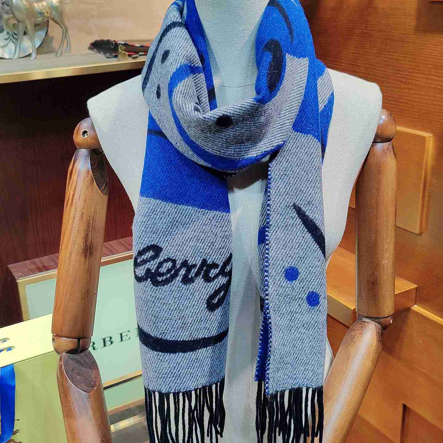Burberry Mirrored Horse Cashmere Scarf - DopestKickz