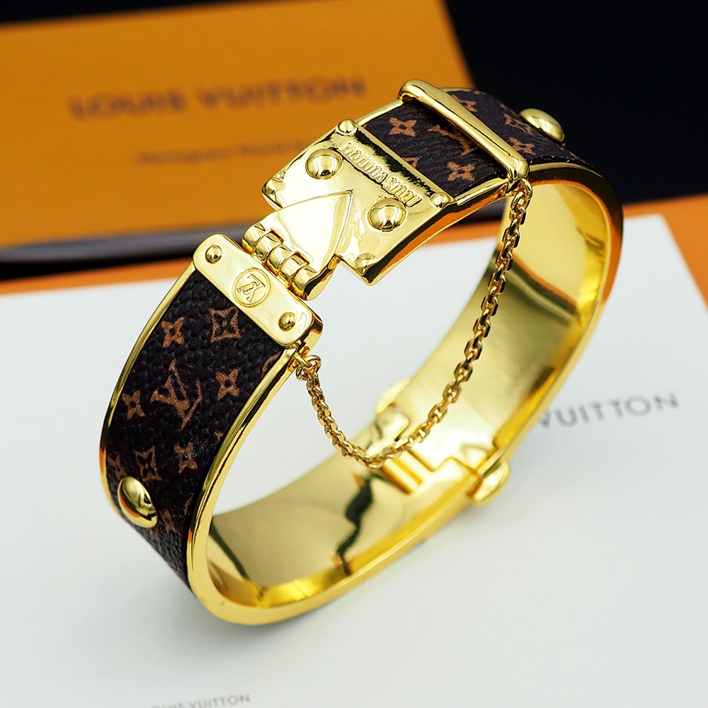 Louis Vuitton LV Signature Bracelet   M1434S - DopestKickz