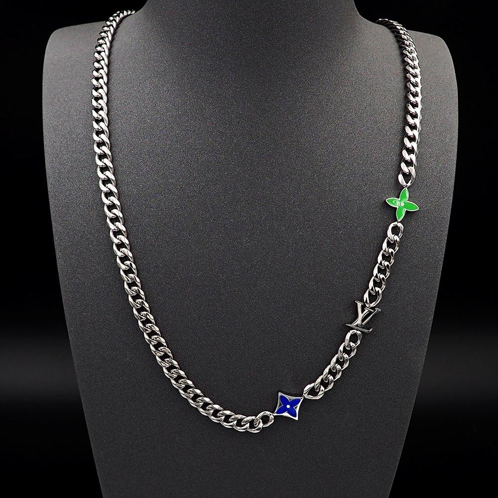 Louis Vuitton Monogram Row Necklace  M01949 - DopestKickz