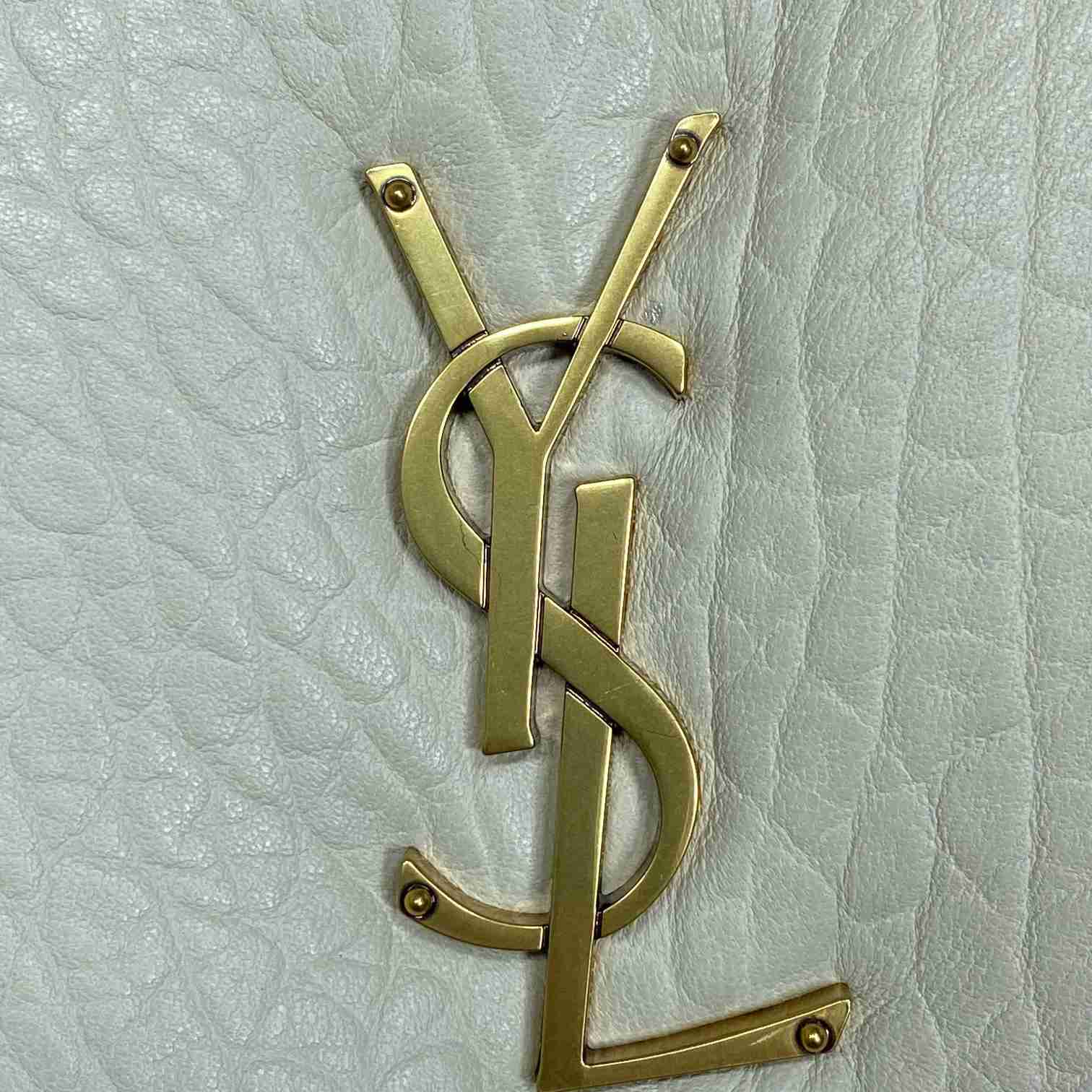 Saint Laurent Calypso Large In Grained Lambskin - DopestKickz