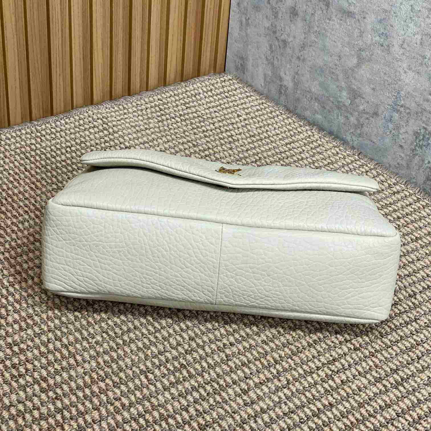 Saint Laurent Calypso Large In Grained Lambskin - DopestKickz