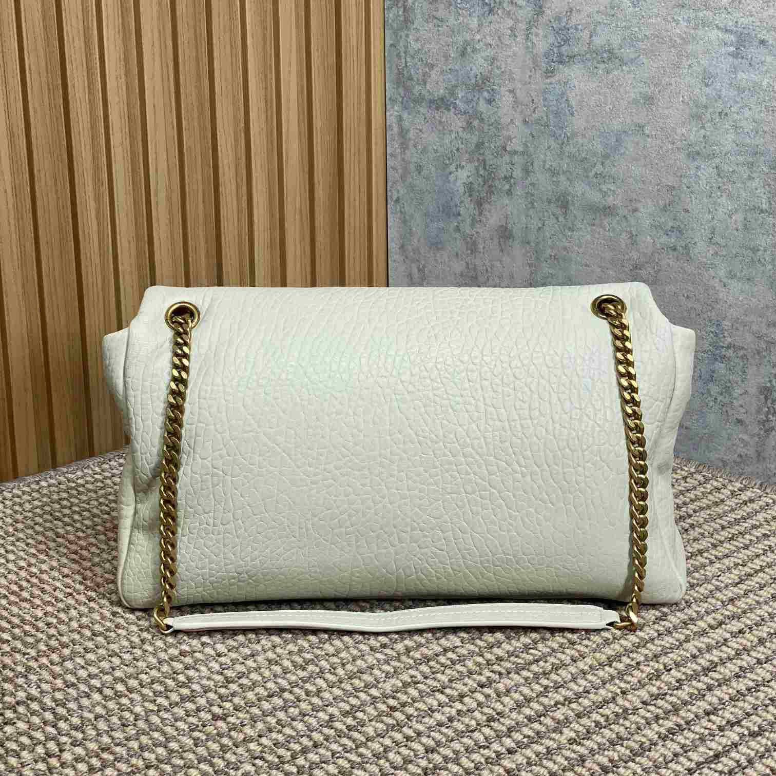 Saint Laurent Calypso Large In Grained Lambskin - DopestKickz