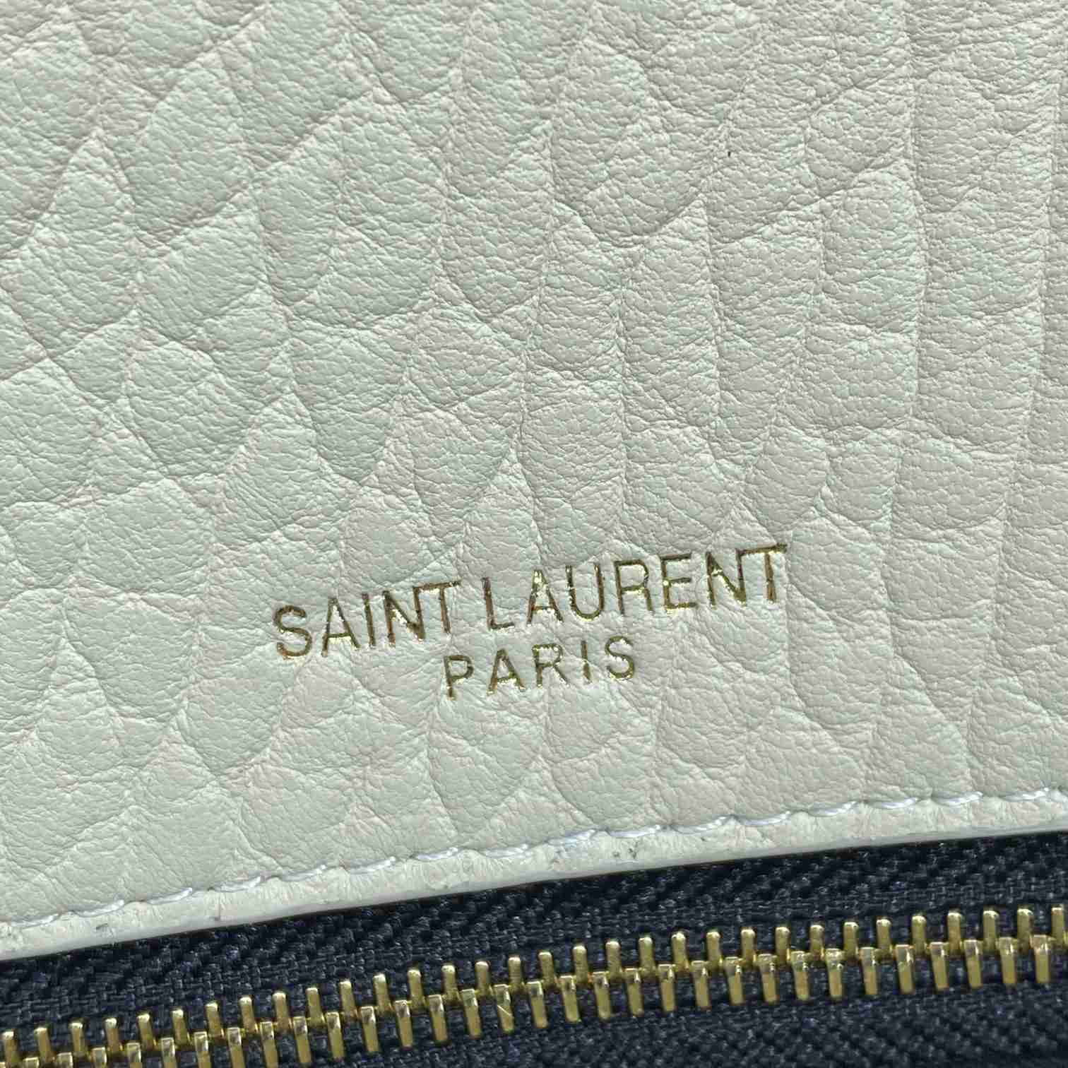 Saint Laurent Calypso Large In Grained Lambskin - DopestKickz