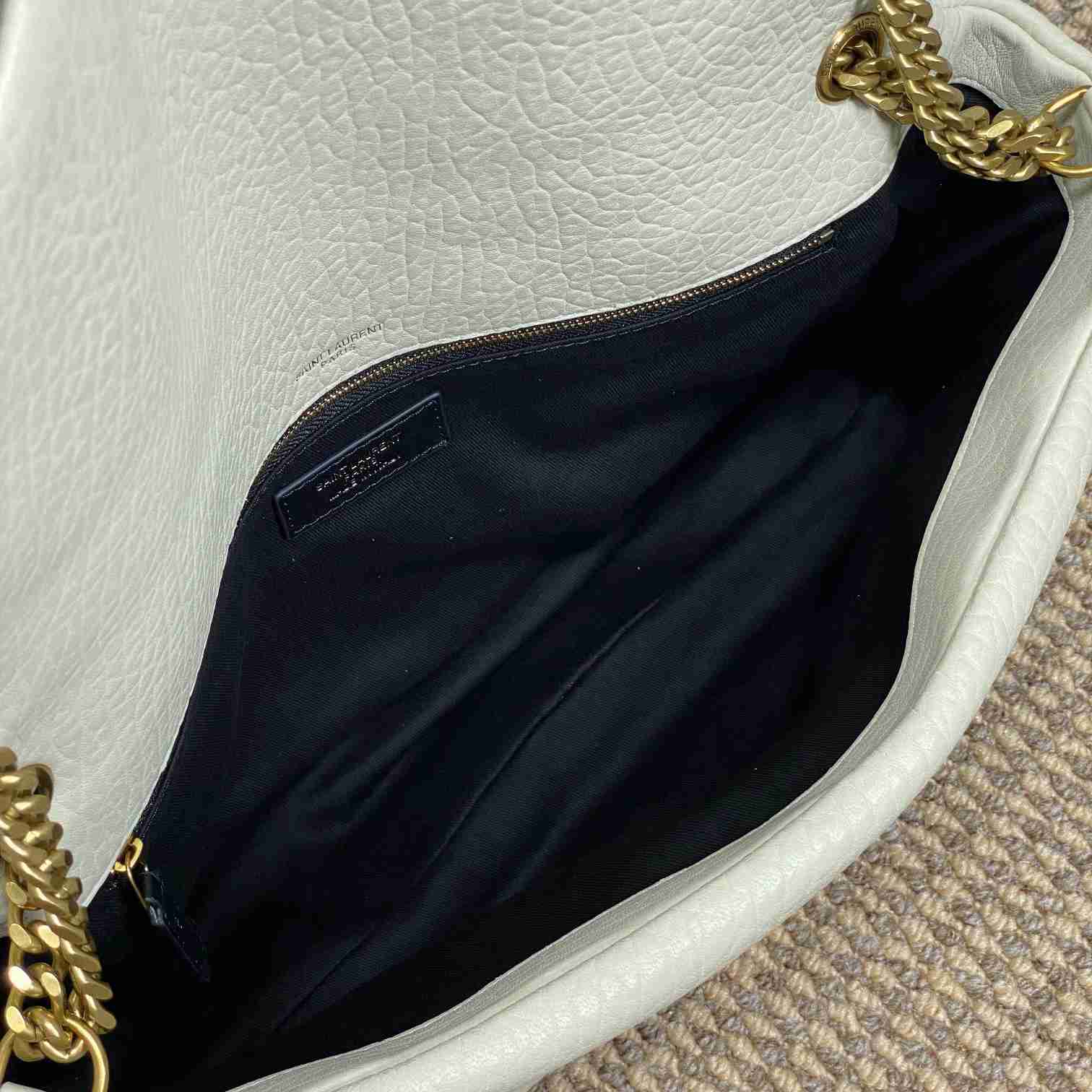 Saint Laurent Calypso Large In Grained Lambskin - DopestKickz