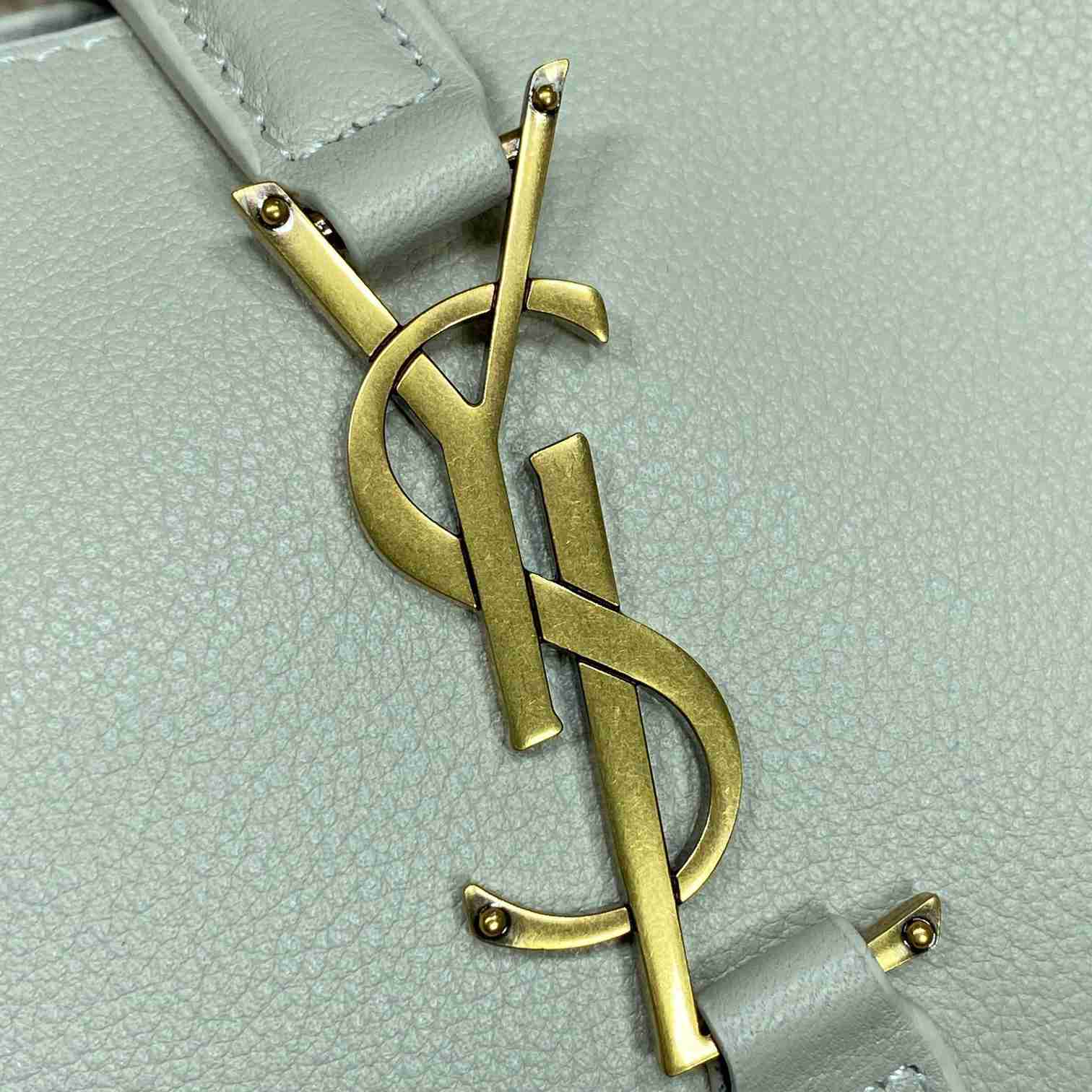 Saint Laurent LE 5 À 7 Supple Small In Grained Leather - DopestKickz