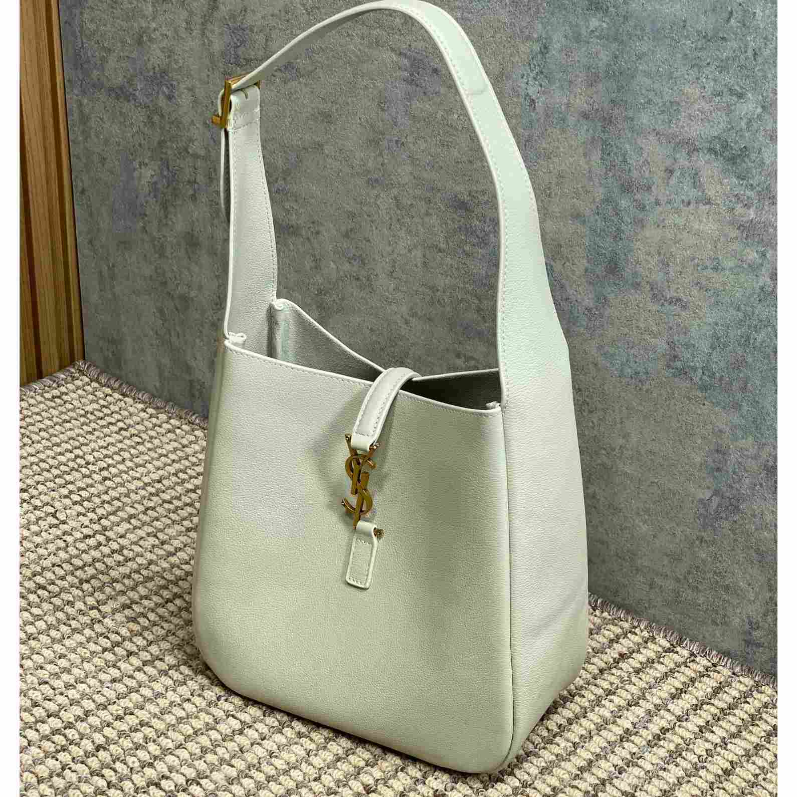 Saint Laurent LE 5 À 7 Supple Small In Grained Leather - DopestKickz