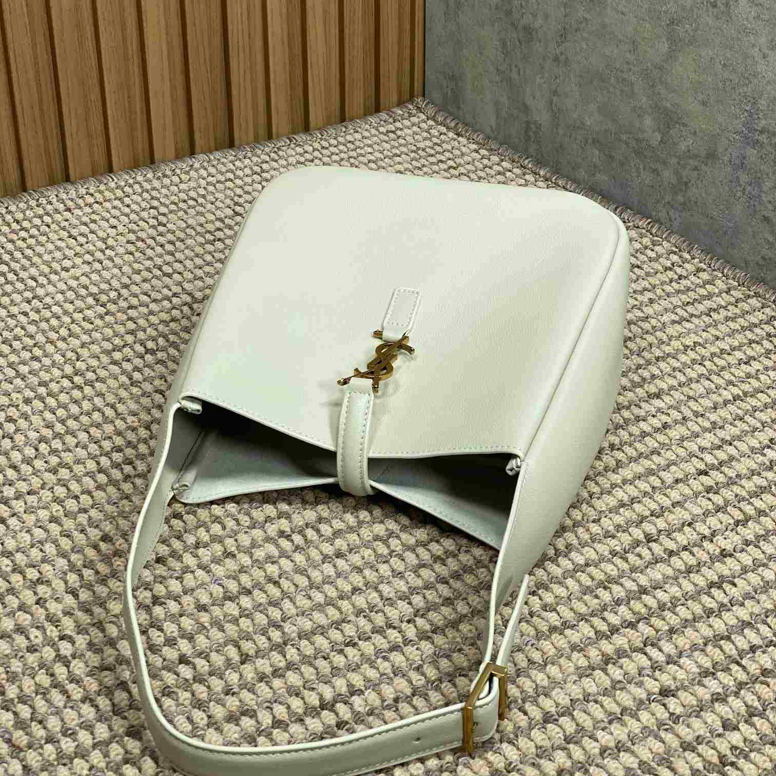 Saint Laurent LE 5 À 7 Supple Small In Grained Leather - DopestKickz