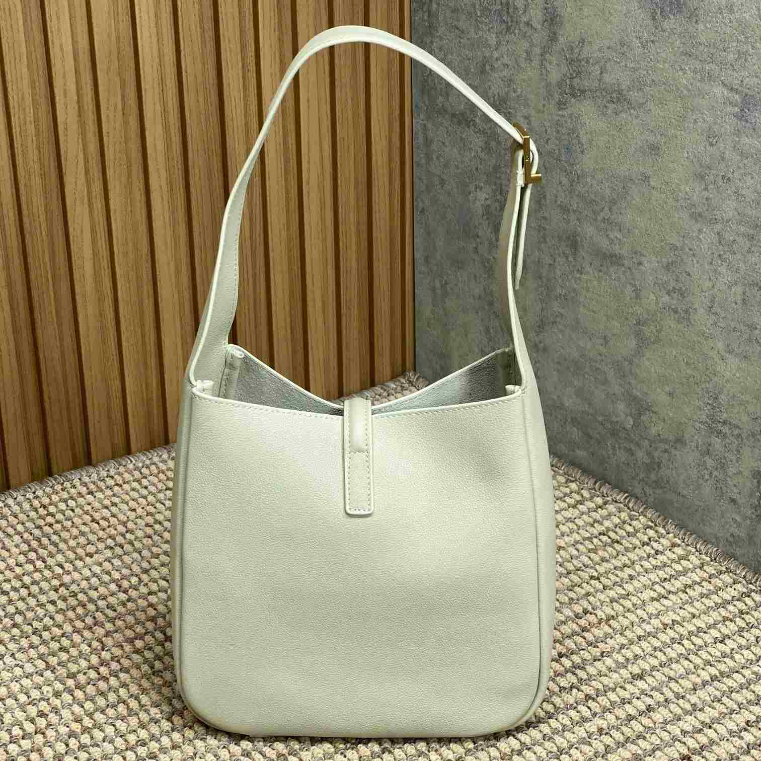 Saint Laurent LE 5 À 7 Supple Small In Grained Leather - DopestKickz