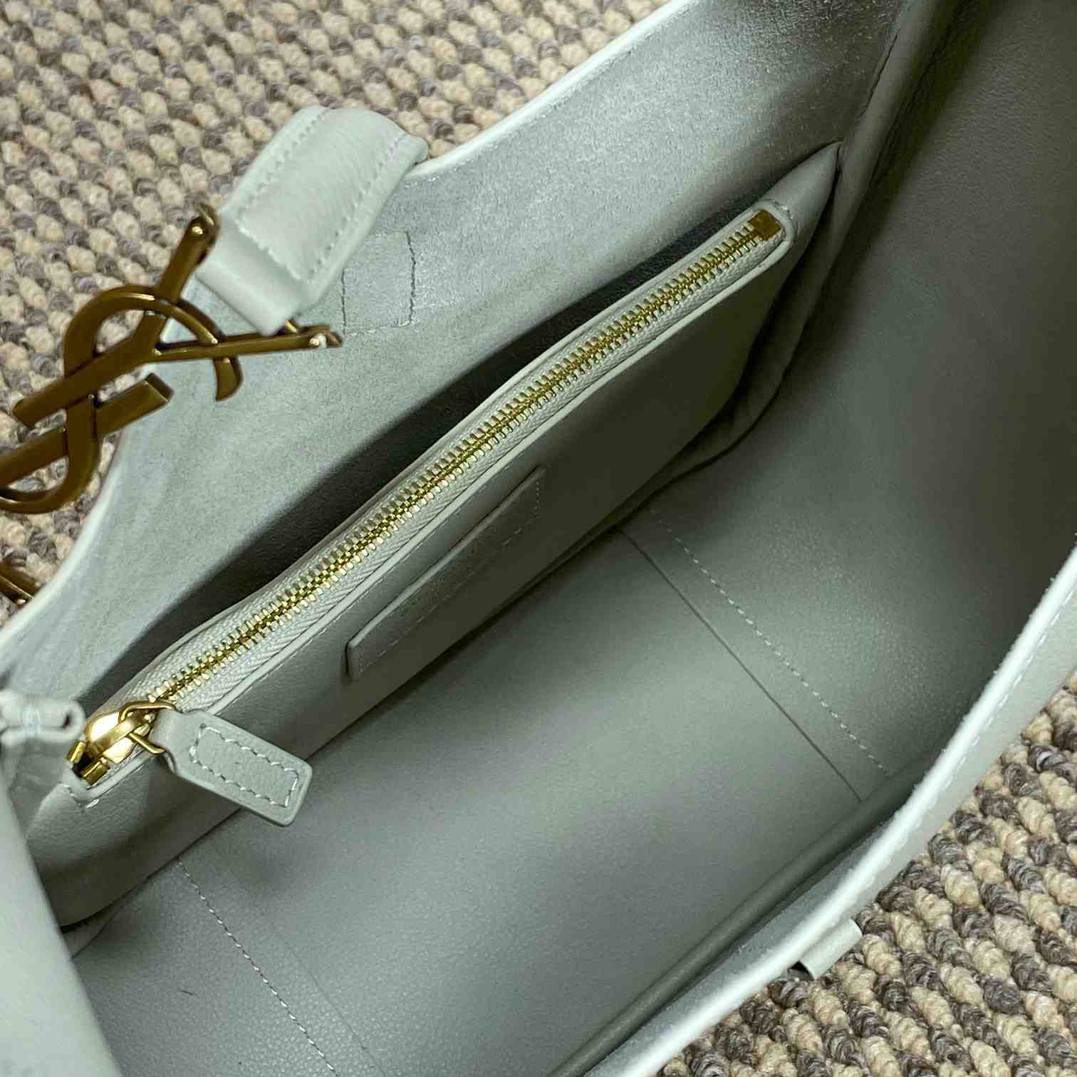 Saint Laurent LE 5 À 7 Supple Small In Grained Leather - DopestKickz