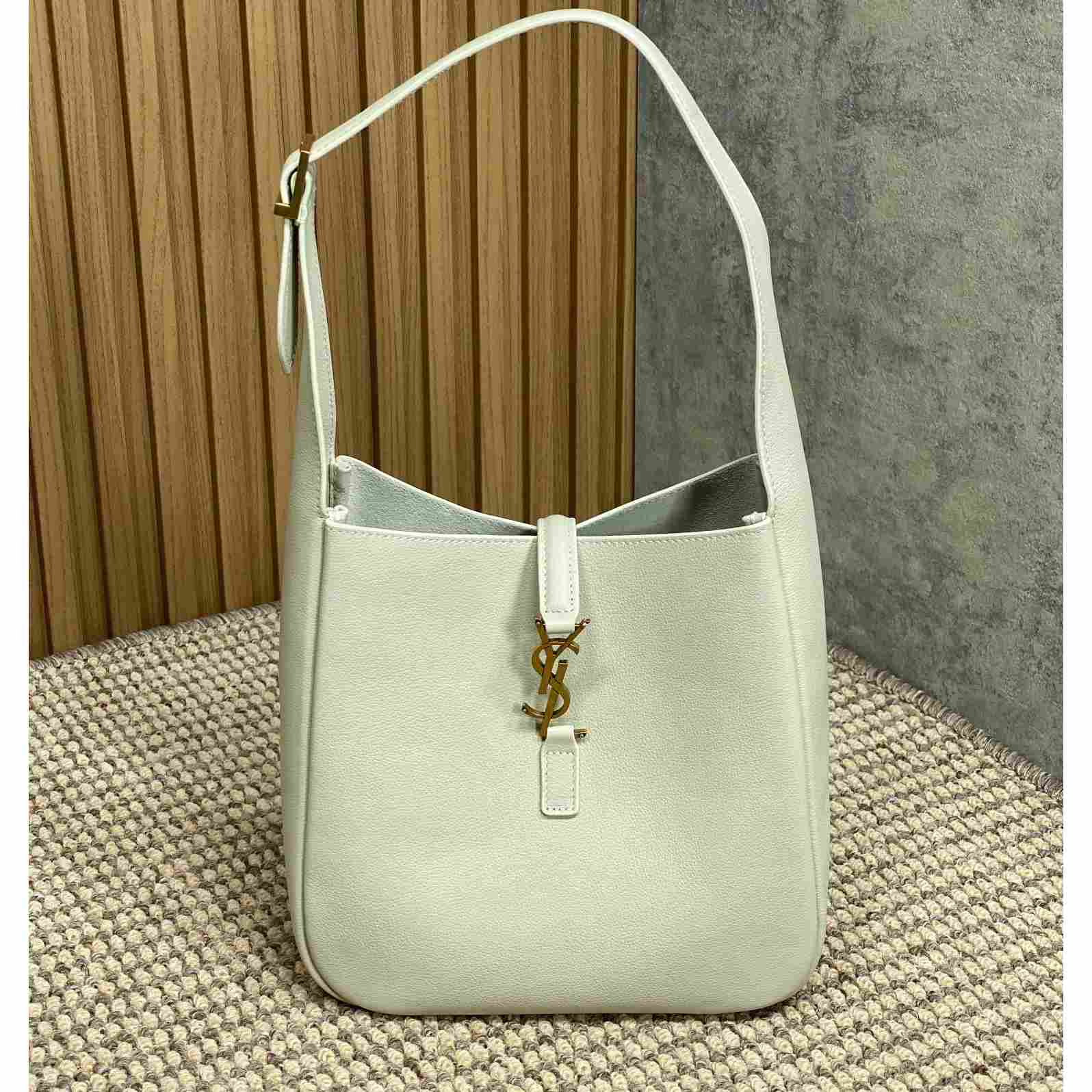 Saint Laurent LE 5 À 7 Supple Small In Grained Leather - DopestKickz