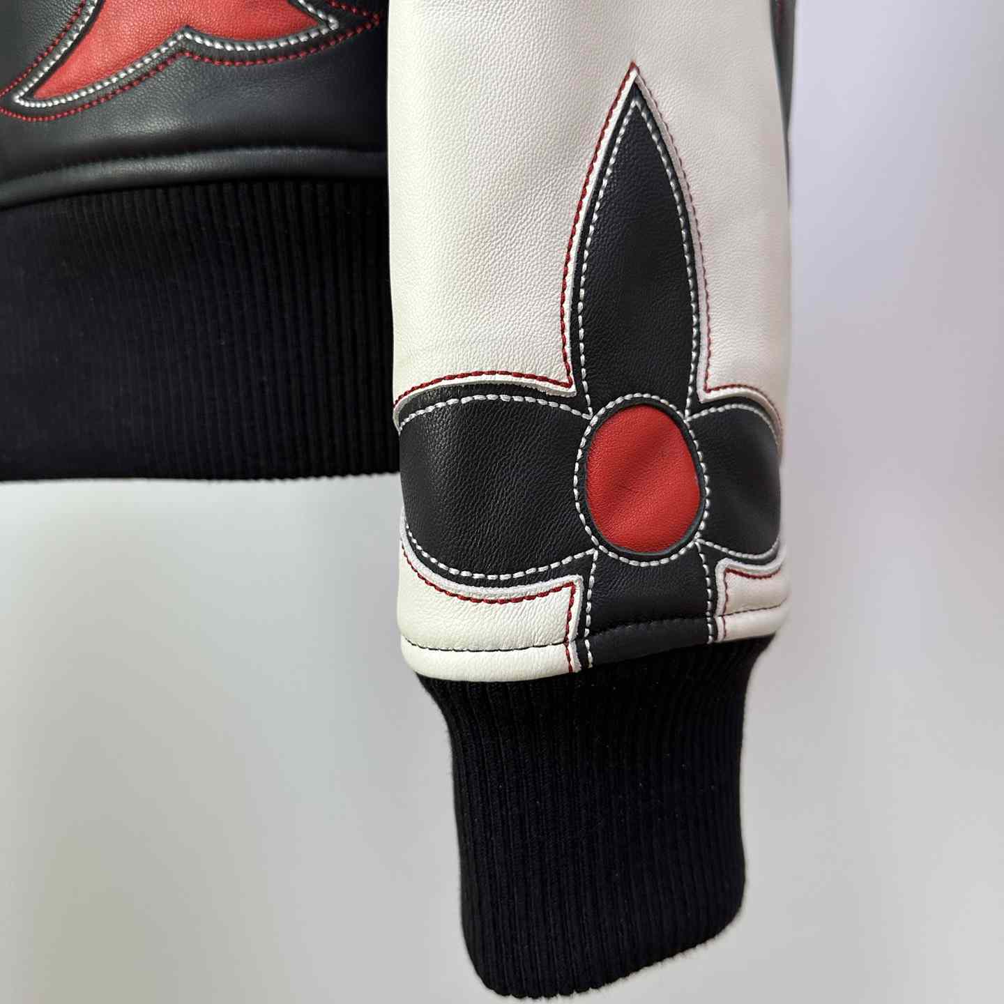 Louis Vuitton Embroidered Leather Bomber Jacket   - DopestKickz