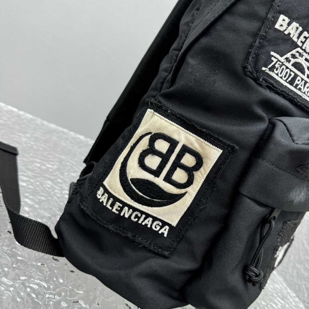 Balenciaga Explorer Patched Backpack   32x9x 47cm - DopestKickz