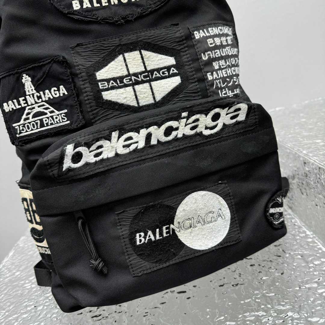 Balenciaga Explorer Patched Backpack   32x9x 47cm - DopestKickz