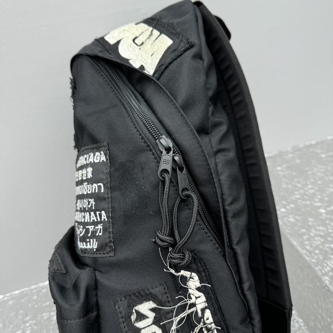 Balenciaga Explorer Patched Backpack   32x9x 47cm - DopestKickz