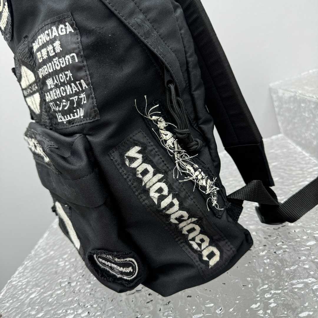 Balenciaga Explorer Patched Backpack   32x9x 47cm - DopestKickz