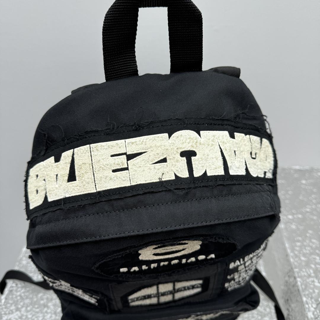Balenciaga Explorer Patched Backpack   32x9x 47cm - DopestKickz