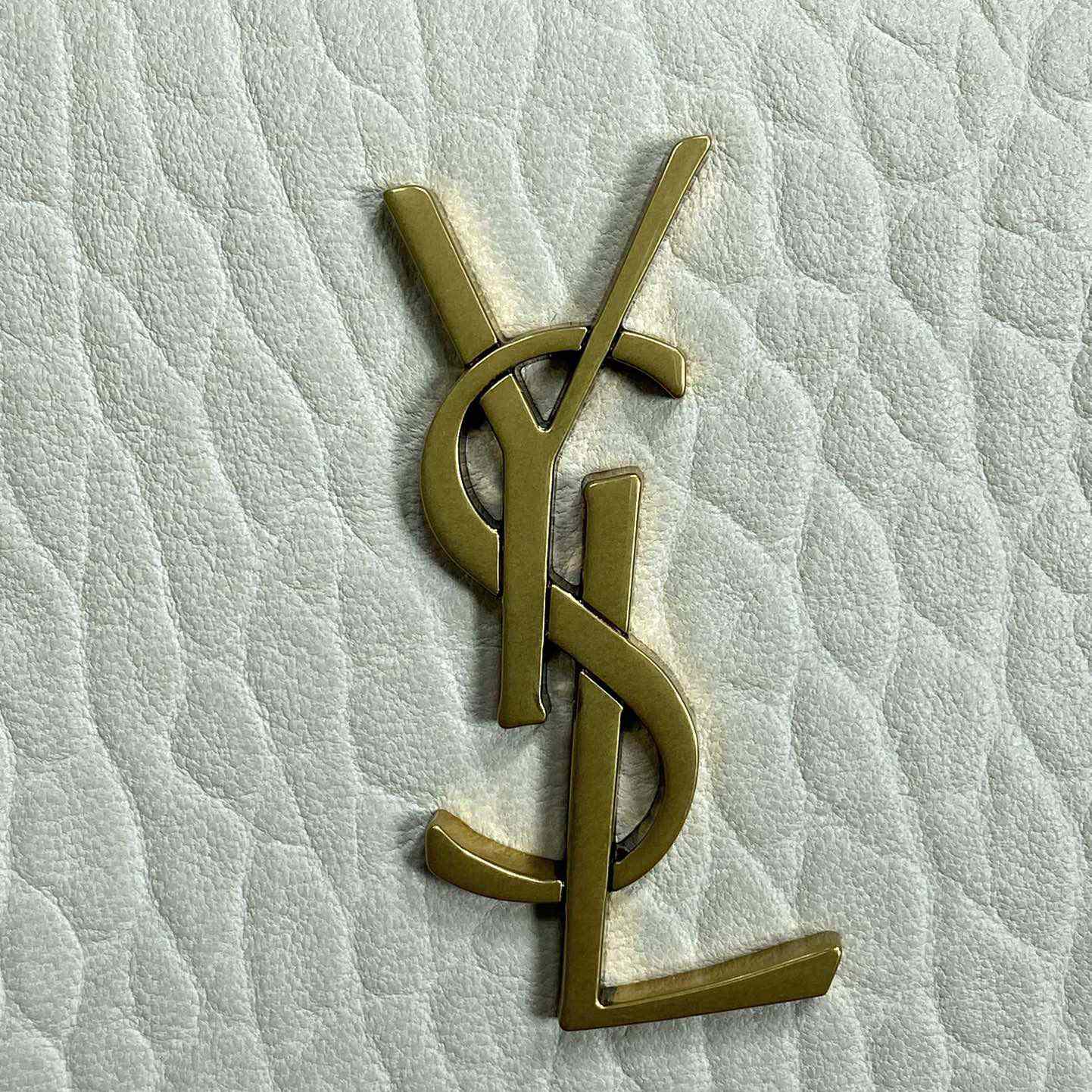 Saint Laurent Cassandre Large Envelope Pouch In Lambskin - DopestKickz