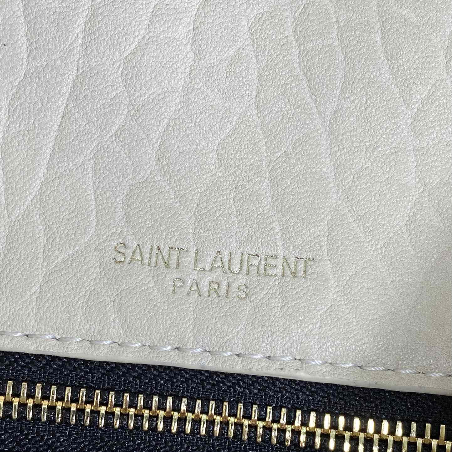 Saint Laurent Cassandre Large Envelope Pouch In Lambskin - DopestKickz