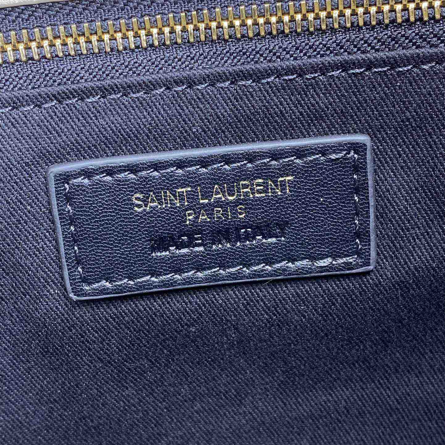 Saint Laurent Cassandre Large Envelope Pouch In Lambskin - DopestKickz