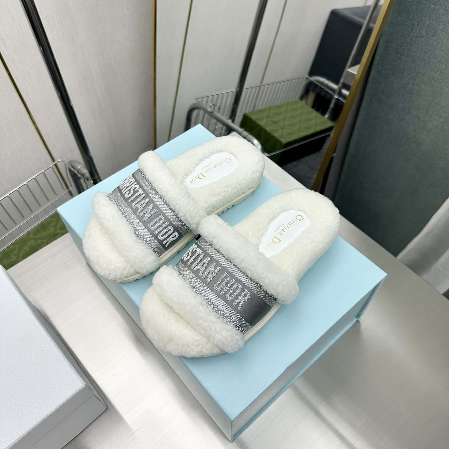 Dior Dway Flip Flops - DopestKickz