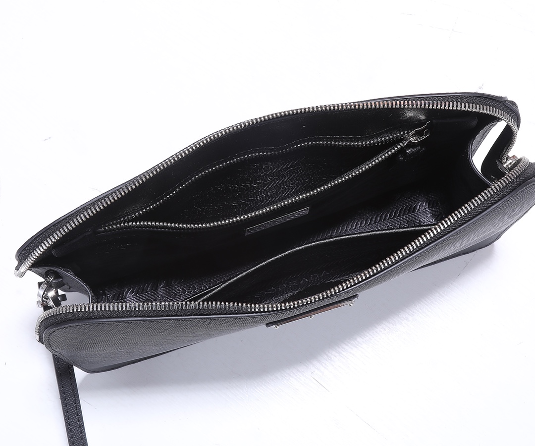 Prada Saffiano Leather Clutch  (26.5*17*5cm) - DopestKickz