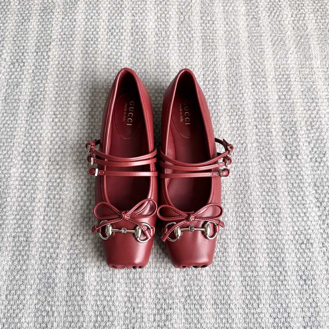 Gucci Women's Gucci Horsebit Ballet Flat - DopestKickz