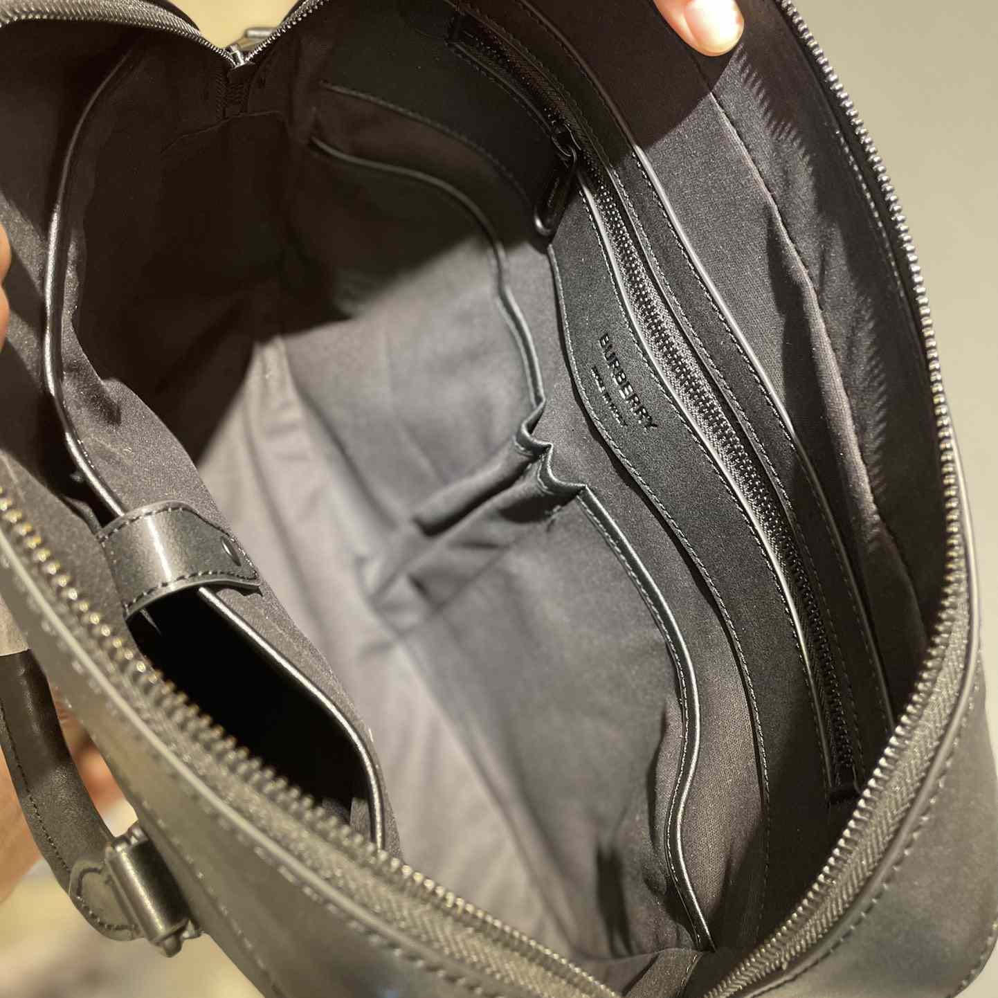 Burberry Ainsworth Checked Zipped Briefcase - DopestKickz