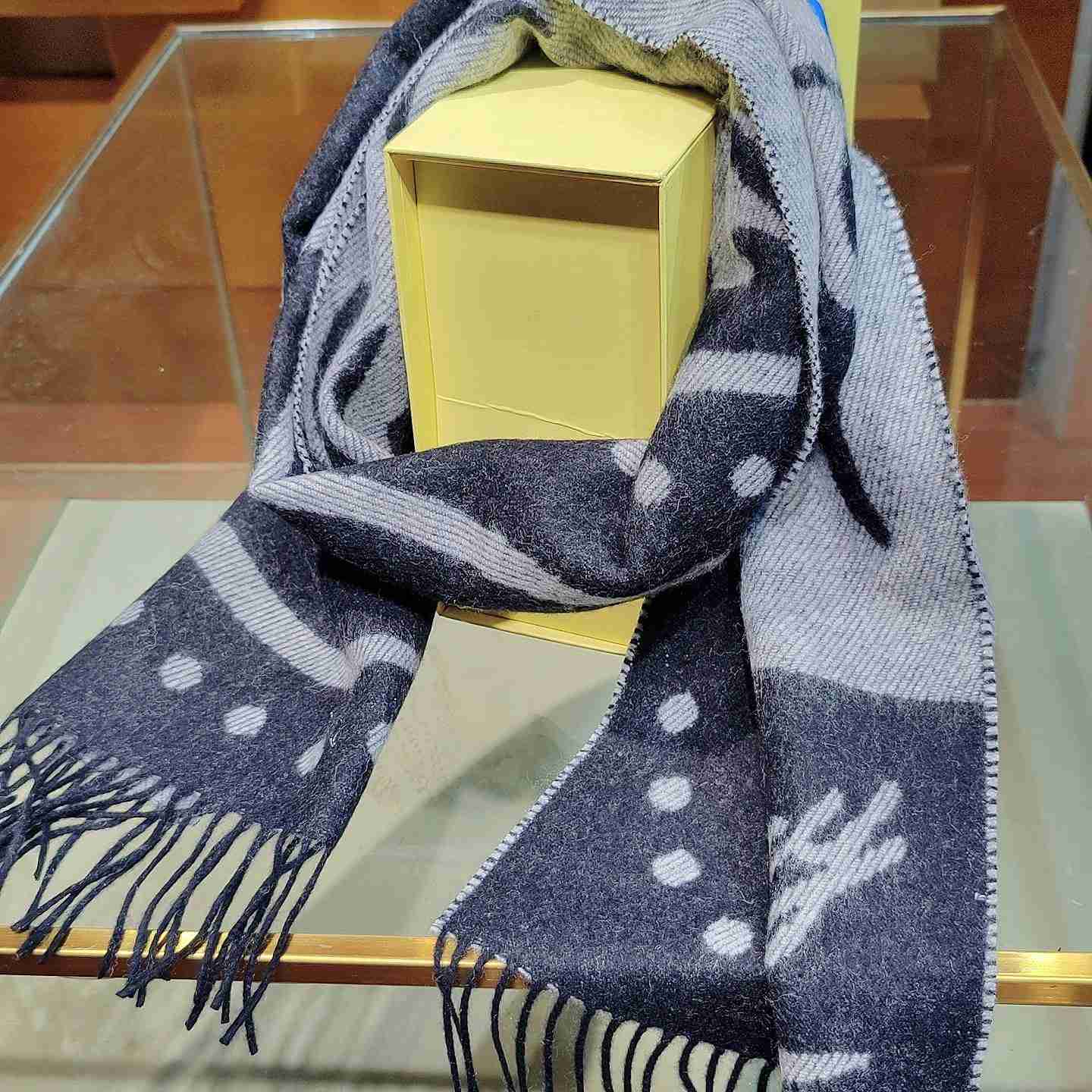 Burberry Mirrored Horse Cashmere Scarf - DopestKickz