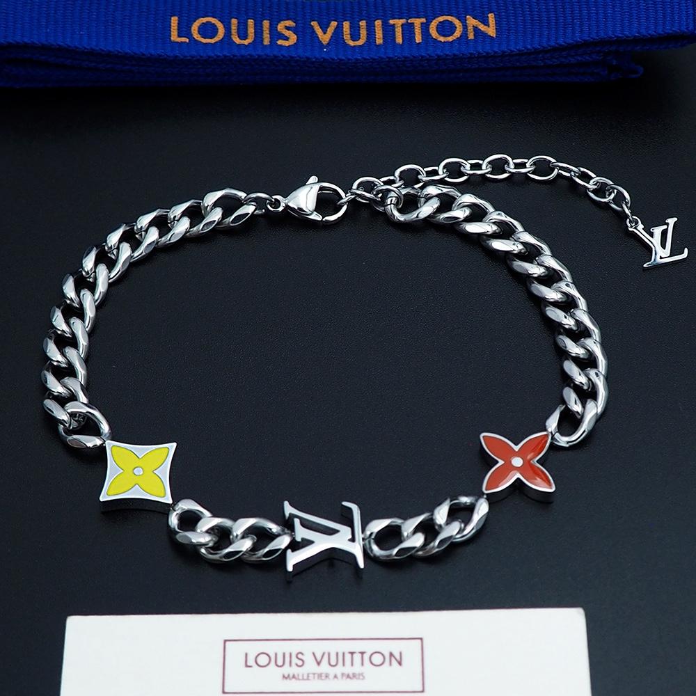 Louis Vuitton Monogram Row Bracelet  M1598A - DopestKickz