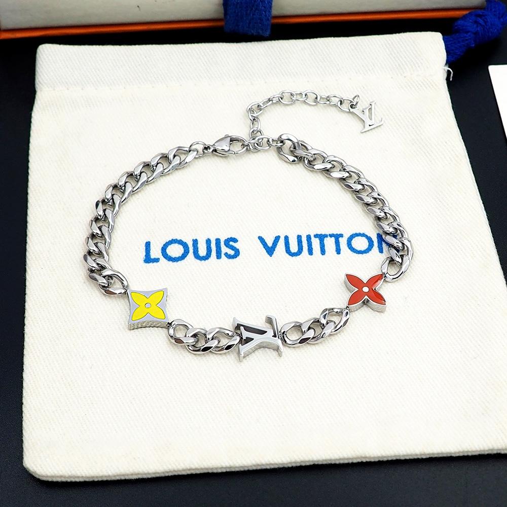 Louis Vuitton Monogram Row Bracelet  M1598A - DopestKickz
