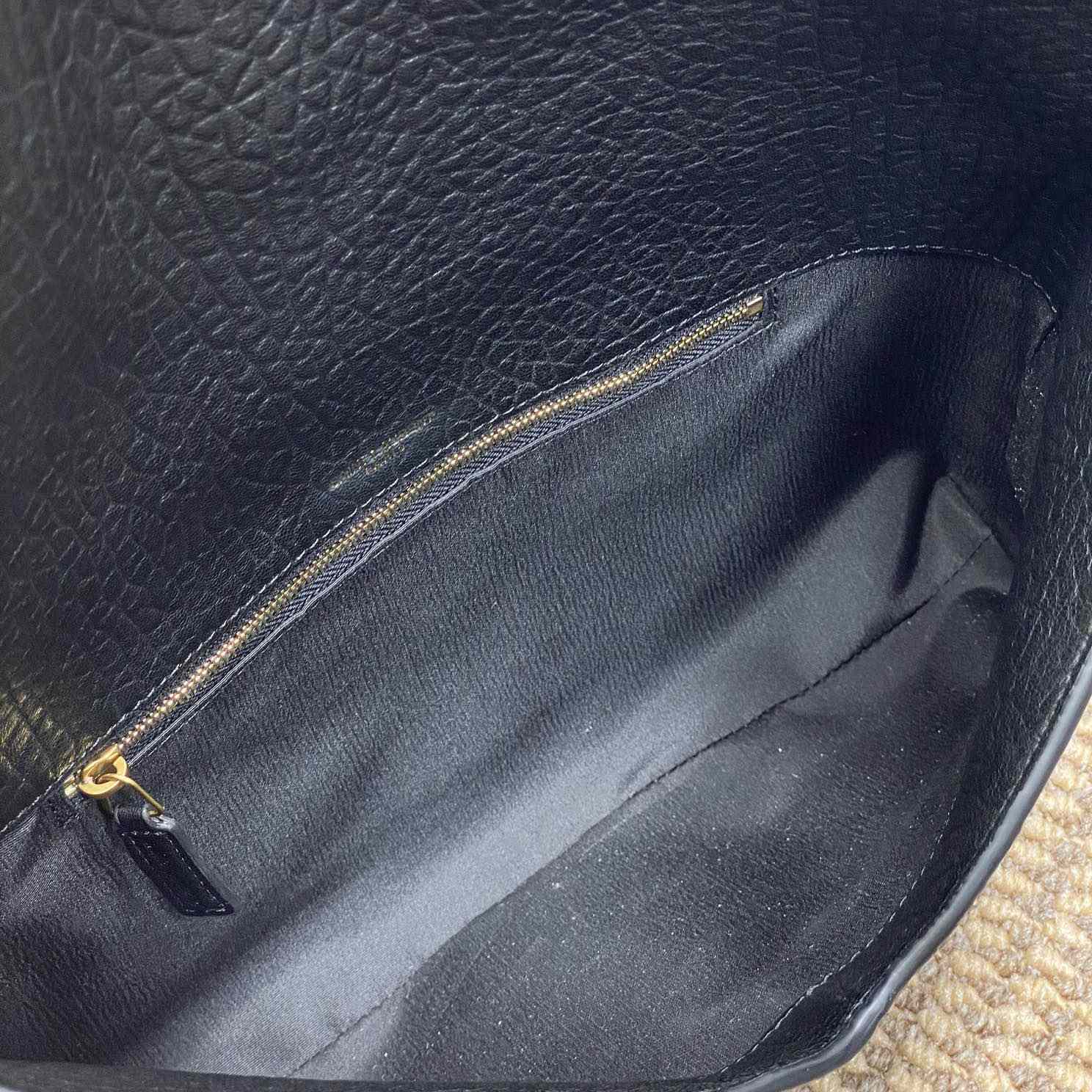 Saint Laurent Cassandre Large Envelope Pouch In Lambskin - DopestKickz