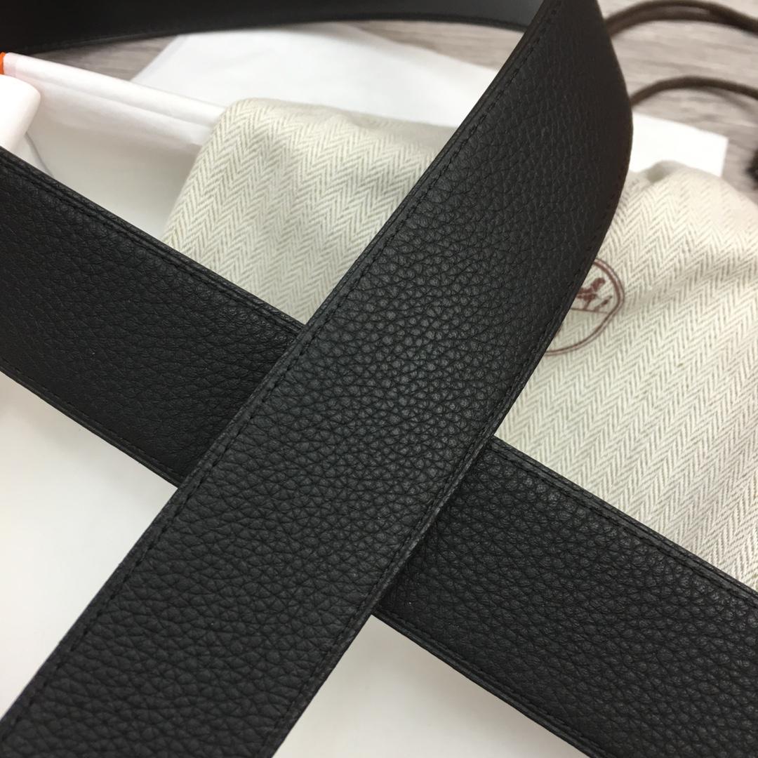 Hermes Leather H Buckle Belt - DopestKickz