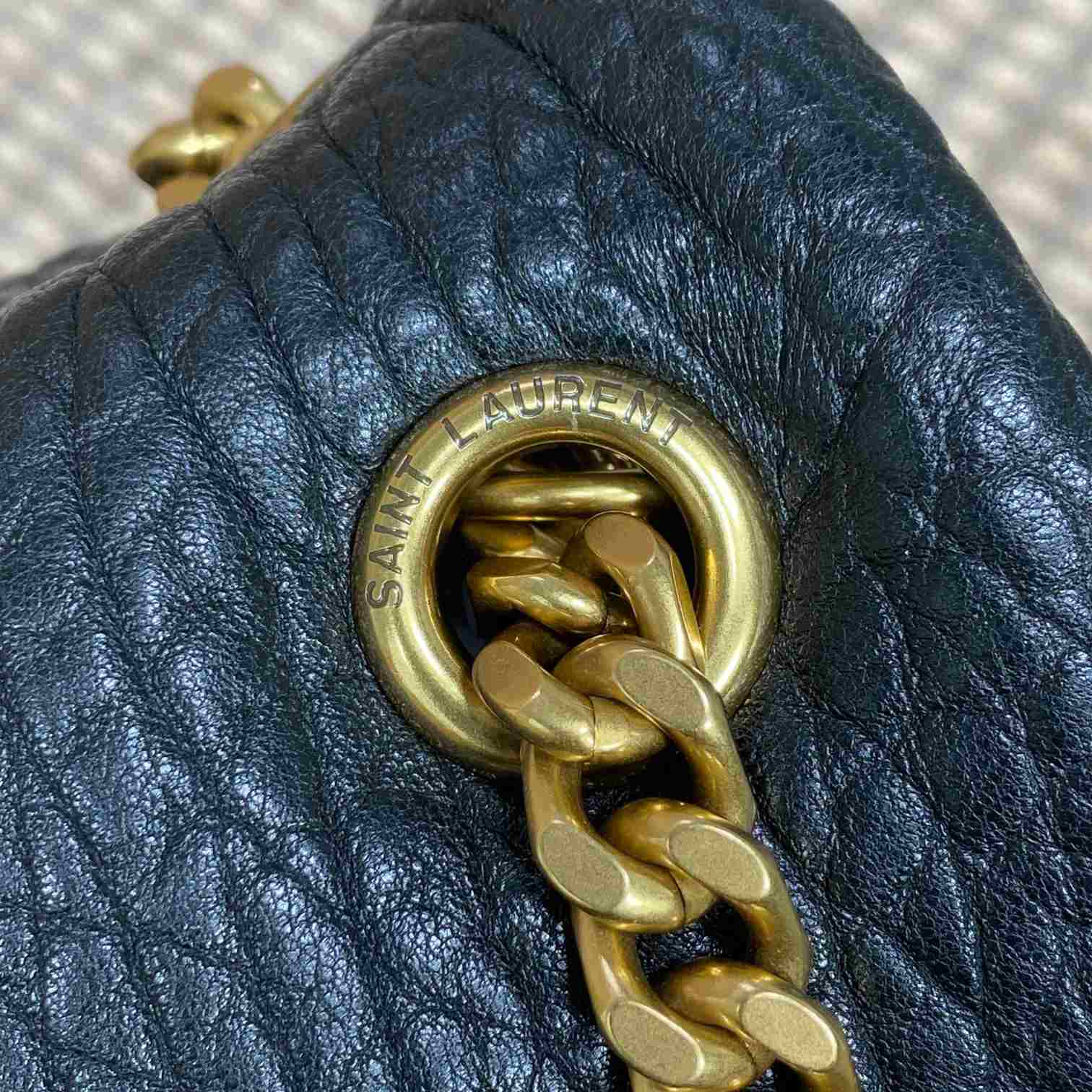 Saint Laurent Calypso Large In Grained Lambskin - DopestKickz