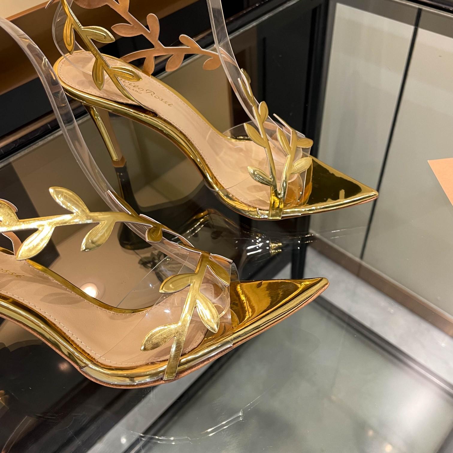 Gianvito Rossi 105mm Flavia Sandals - DopestKickz