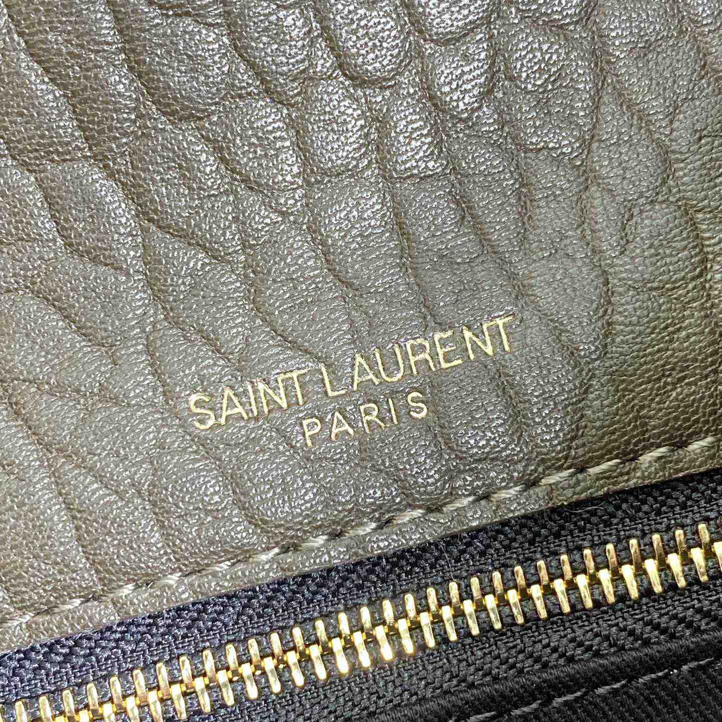 Saint Laurent Cassandre Large Envelope Pouch In Lambskin - DopestKickz