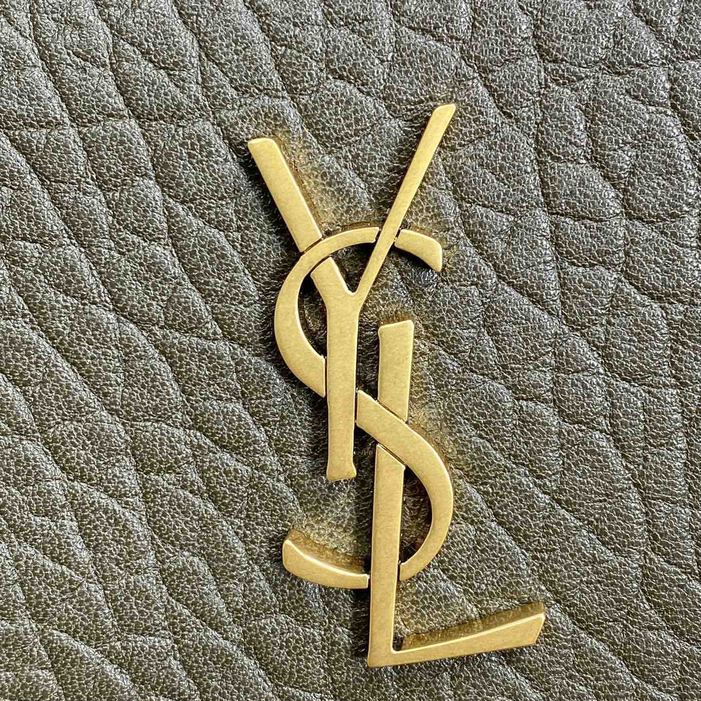 Saint Laurent Cassandre Large Envelope Pouch In Lambskin - DopestKickz