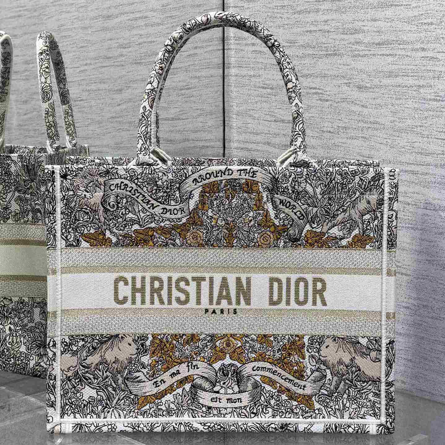 Dior Medium Dior Book Tote   - DopestKickz
