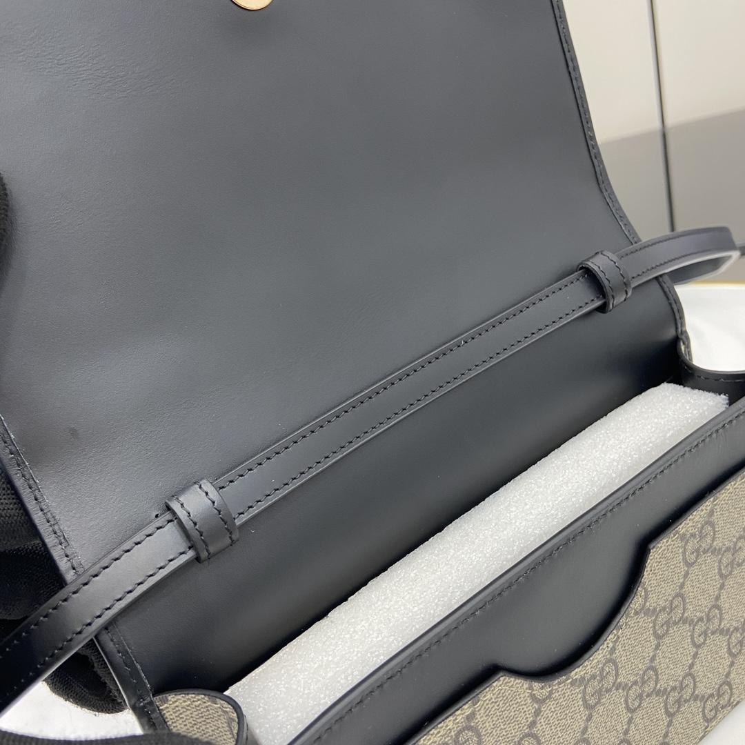 Gucci GG Emblem Super Mini Shoulder Bag - DopestKickz