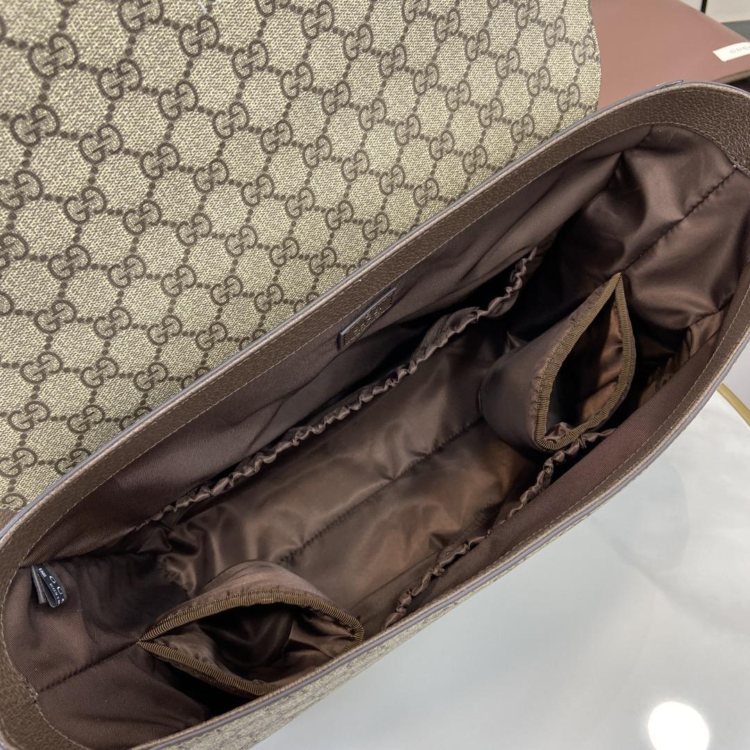 Gucci Large GG Diaper Bag - DopestKickz