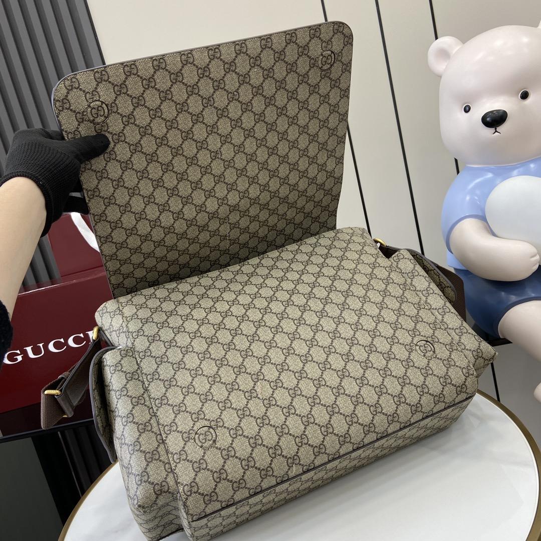 Gucci Large GG Diaper Bag - DopestKickz