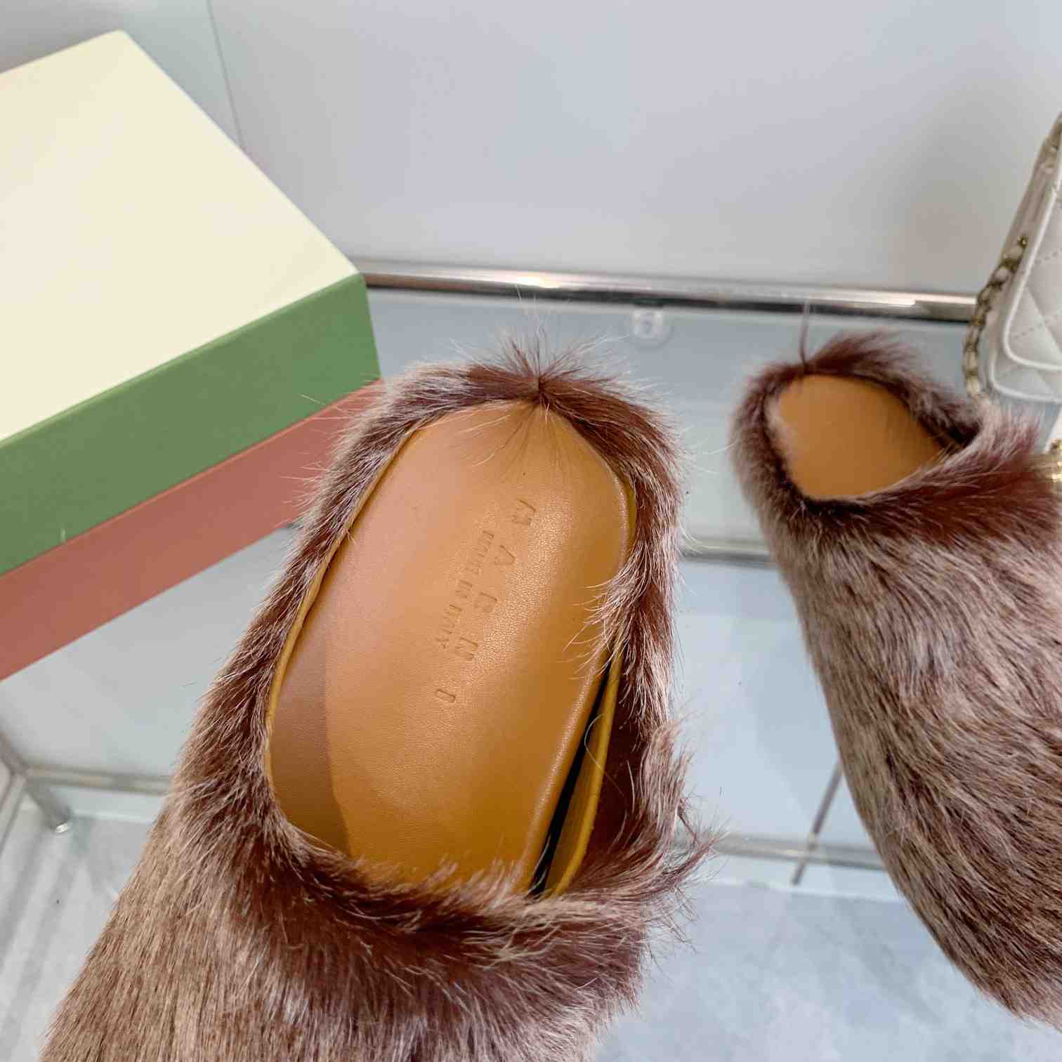 Marni Long Hair Calfskin Fussbett Sabot - DopestKickz
