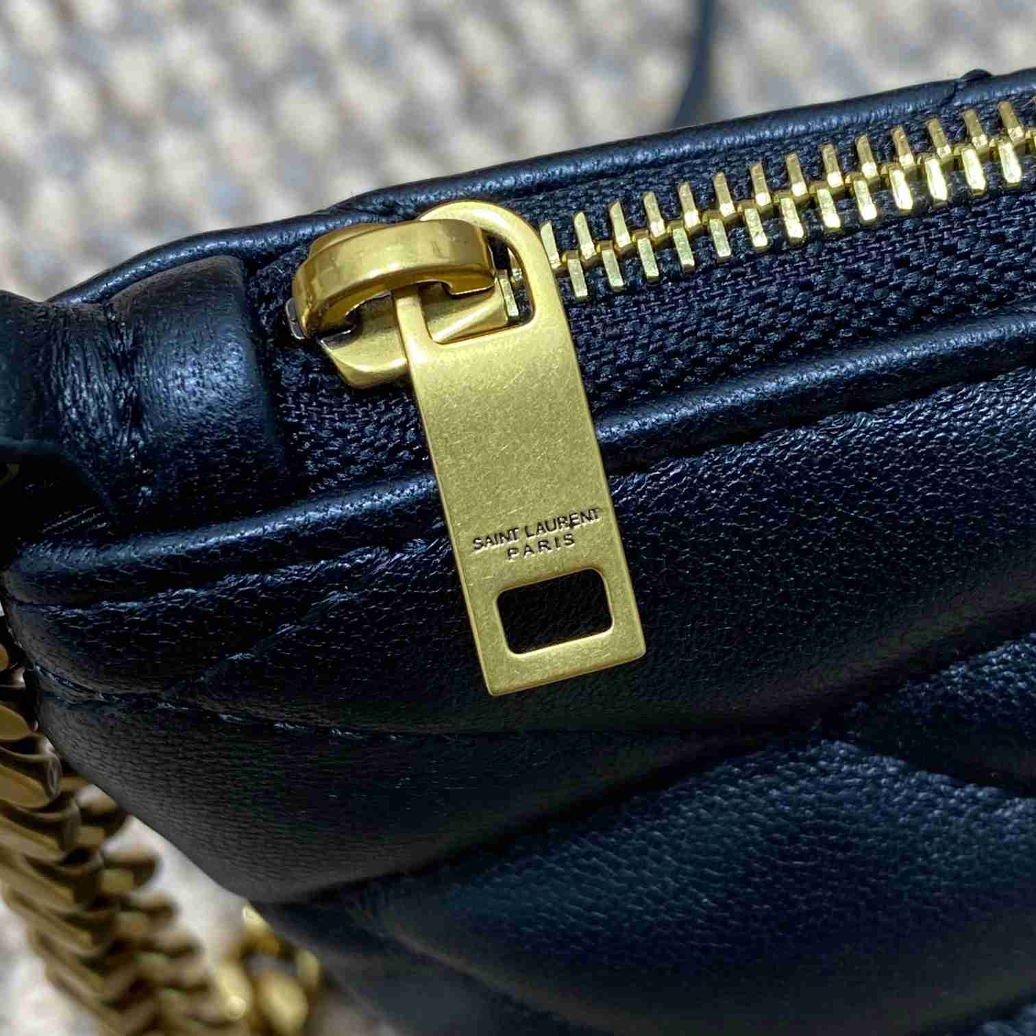 Saint Laurent Mini Bag In Quilted Lambskin - DopestKickz