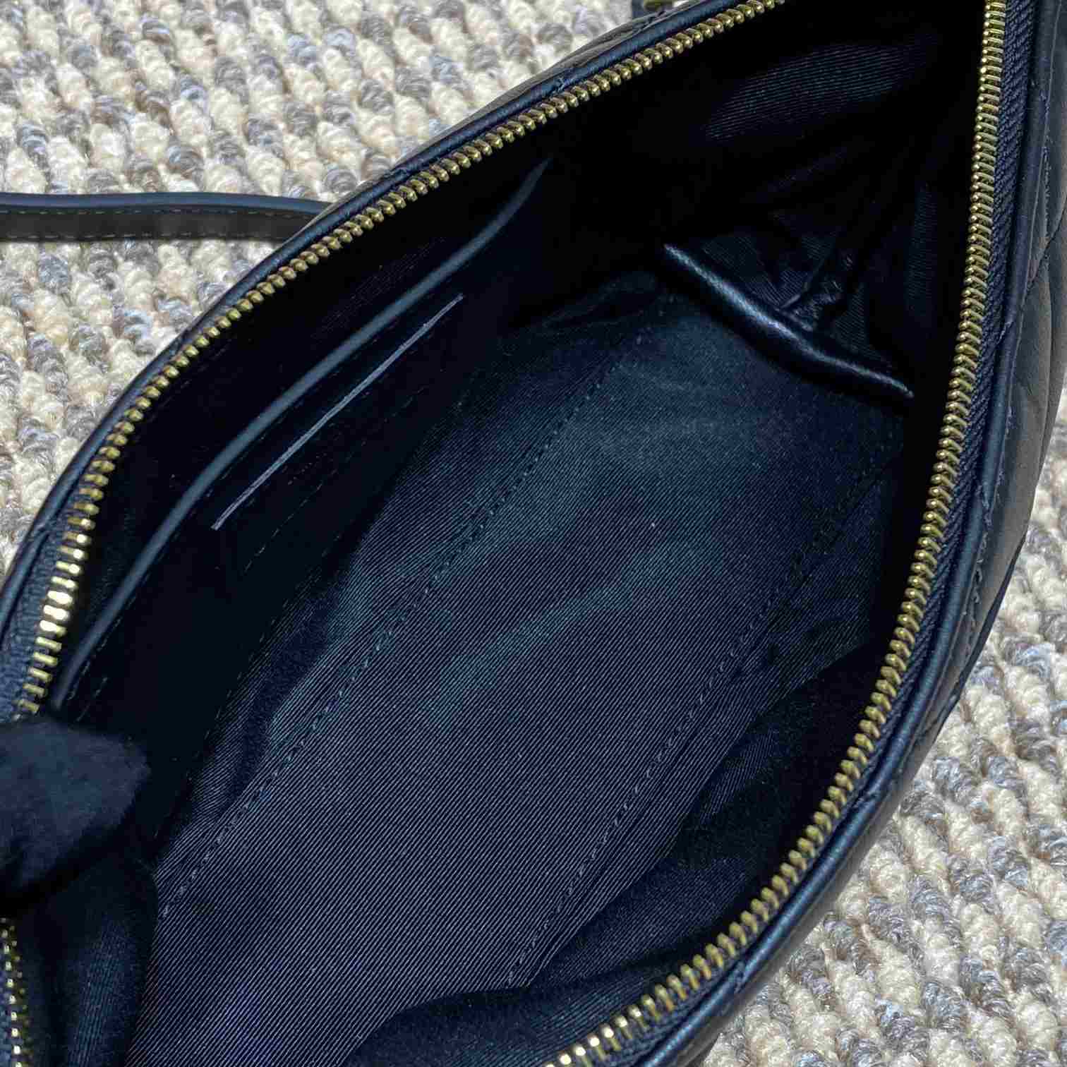 Saint Laurent Mini Bag In Quilted Lambskin - DopestKickz