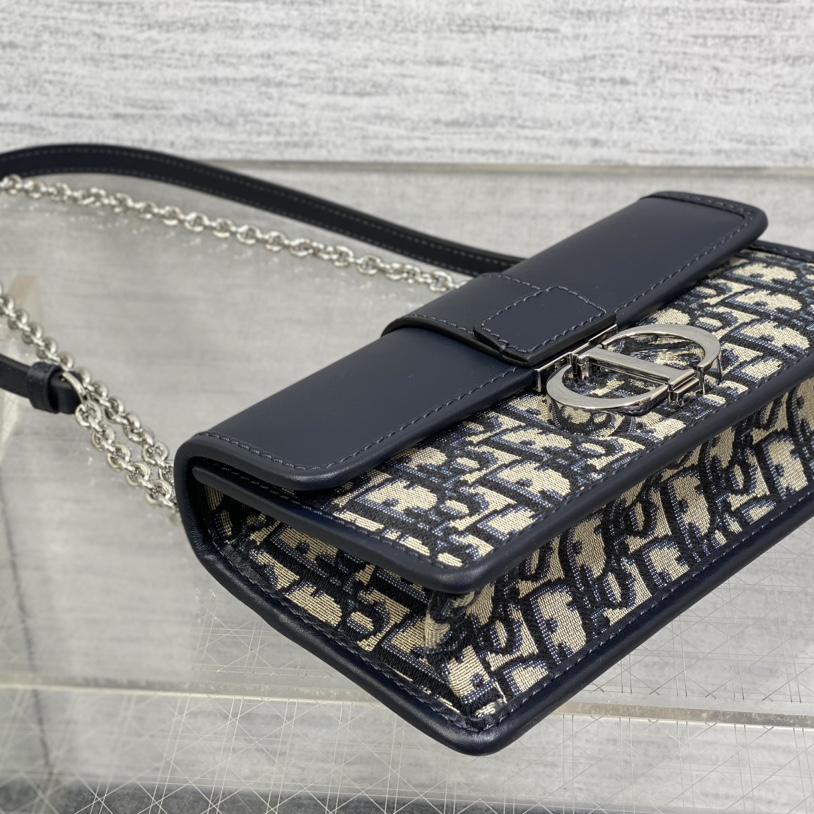 Dior 30 Montaigne East-West Bag With Chain  - DopestKickz